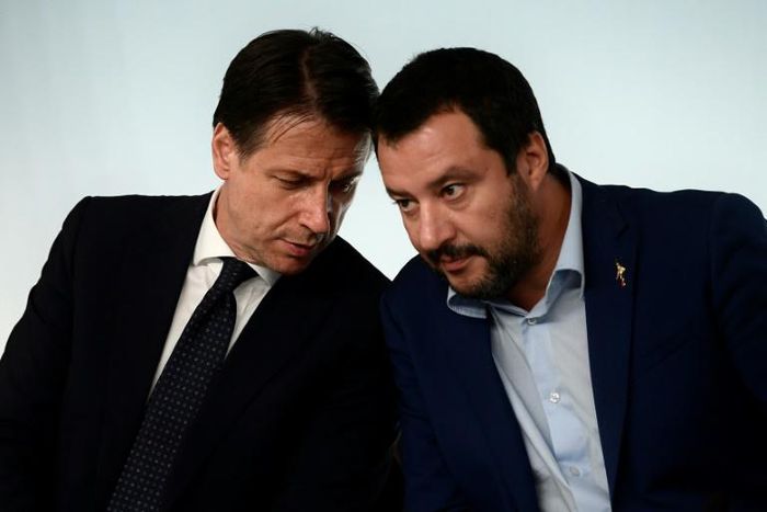 Conte and Salvini held talks amid speculation the government could collapse