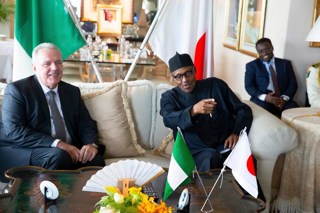 President Muhammadu Buhari and Neven Mimica, EU Commissioner for International Cooperation and Development [Twitter/@NigeriaGov]
