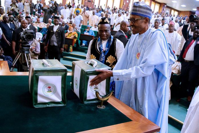 Buhari presents 2018 budget to the national assembly