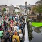 Police arrested some 130 Extinction Rebellion climate change protestors in central Amsterdam