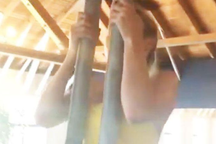 Marvel at Brie Larson's Extra-Tough Pullup Move