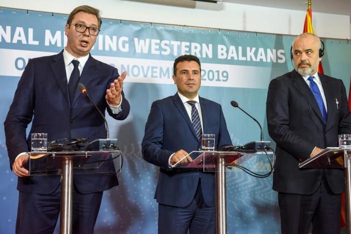 The three Balkans leaders want to ease trade and travel between their countries, and others in the region