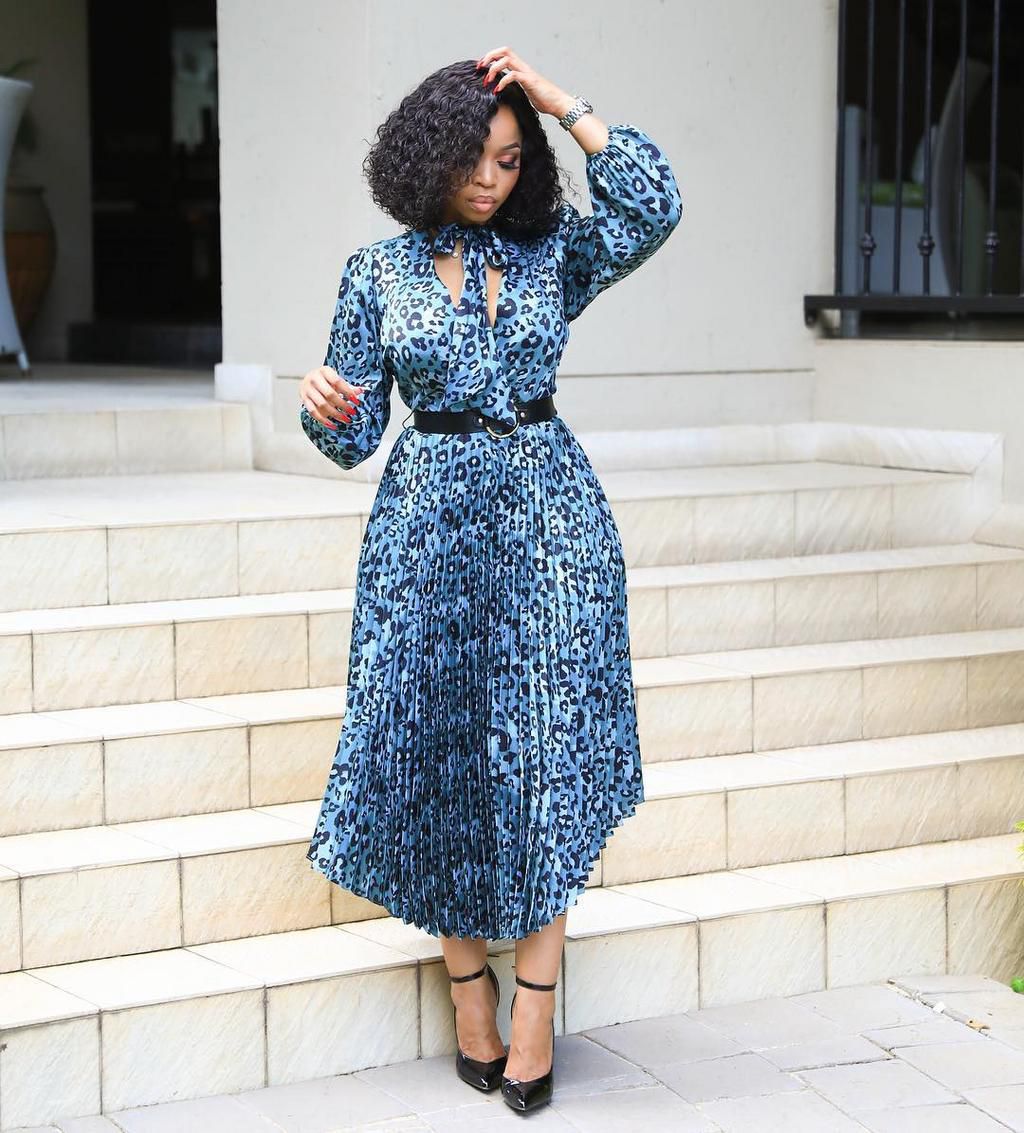 Print gown work style