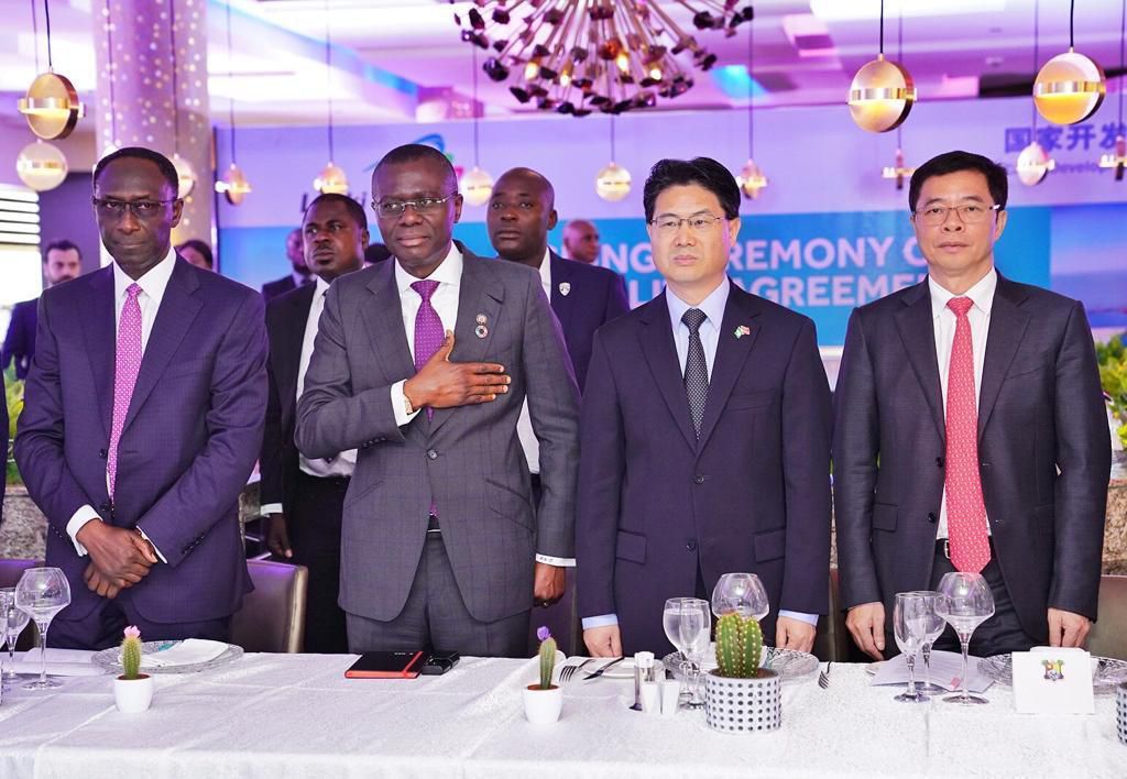 Governor Babajide Sanwo-Olu says $629m Lekki Seaport funding is a milestone for infrastructure development in Lagos state. [Twitter/@jidesanwoolu]