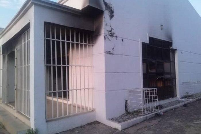 SDP Secretariat set on fire by armed hoodlums (kogireports)