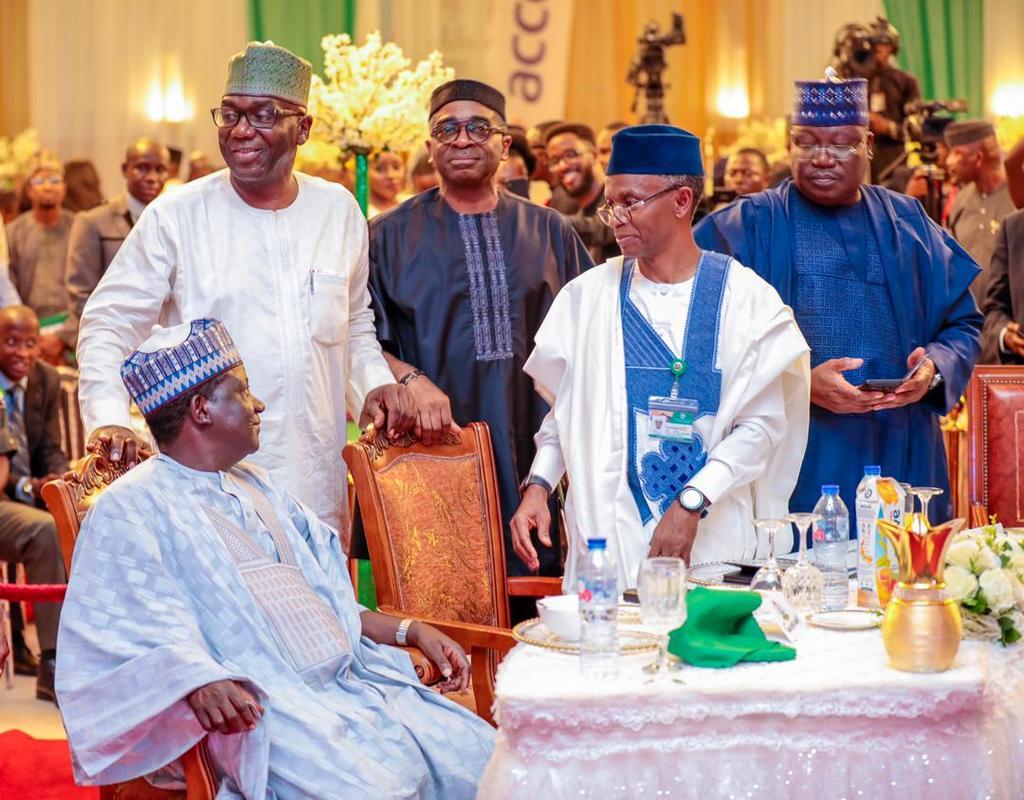 Governor Nasiru El-Rufai, Simon Lalong, Abdulrahman Abdulrazaq, Senate President Ahmad Lawan