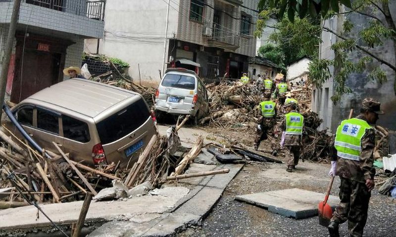 Typhoon Lekima hit the Chinese provinces of Zhejiang, Shandong and Anhui over the weekend, forcing more than two million residents to flee