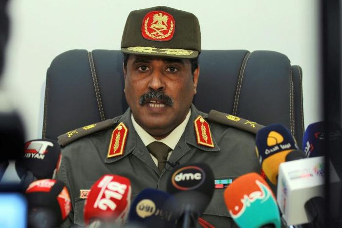 General Ahmed al-Mesmari, spokesman of the self-proclaimed Libyan National Army (LNA) loyal to strongman Khalifa Haftar, rules out dialogue to end battle for Tripoli