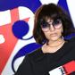 As the fashion world looks to go green, Italian influencer Federica Messaggeri poses during the presentation of the 'Tommy X Lewis' collection, a collaboration between US designer Tommy Hilfiger and British Formula One driver Lewis Hamilton