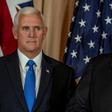 US Secretary of State Mike Pompeo (R) and US Vice President Mike Pence (L), pictured on September 20, 2019, were scheduled to hold talks with Turkish President Recep Tayyip Erdogan, but Erdogan has said he will not meet them