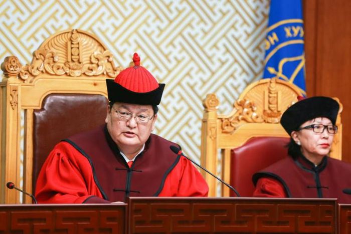The arrest abroad of Mongolia's most senior judge on allegations that he groped a woman has sparked a fierce debate over his country's lack of laws against sexual harassment
