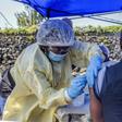 A man receives an Ebola vaccine in Goma, Democratic Republic of Congo, on July 15