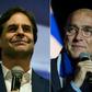 Combo showing Uruguay's presidential candidates
Luis Lacalle Pou (L) and Daniel Martinez