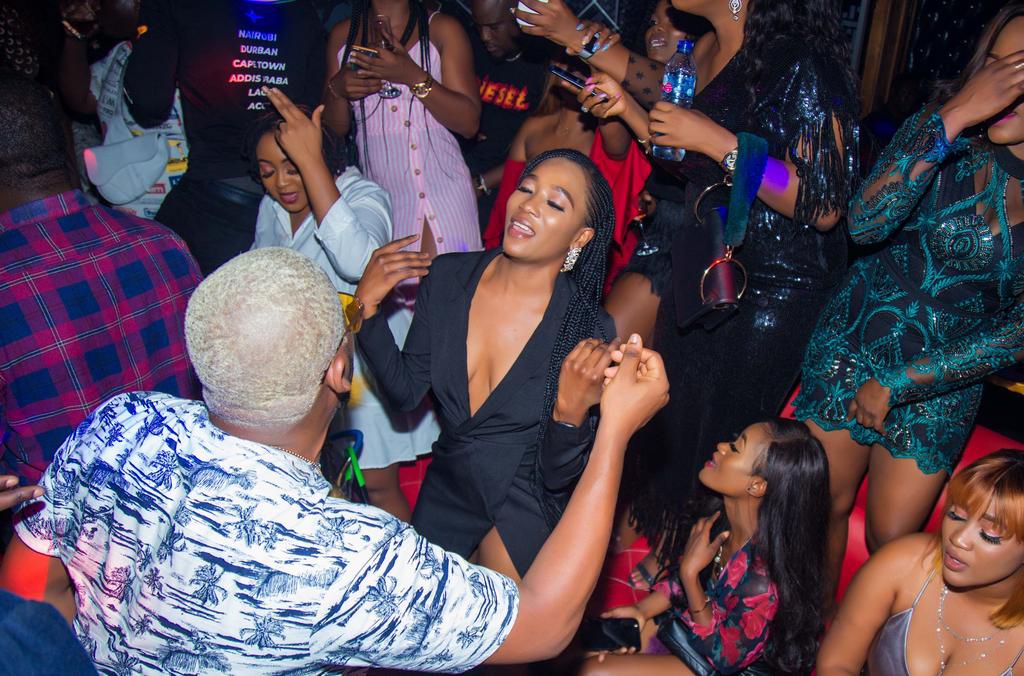 Burna Boy, Tiwa Savage, Dammy Krane and others party at The Club with Remy Martin in Lagos