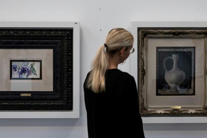 Both the Van Gogh works sold near their estimated prices