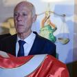 Saied won Sunday's presidential runoff by a landslide