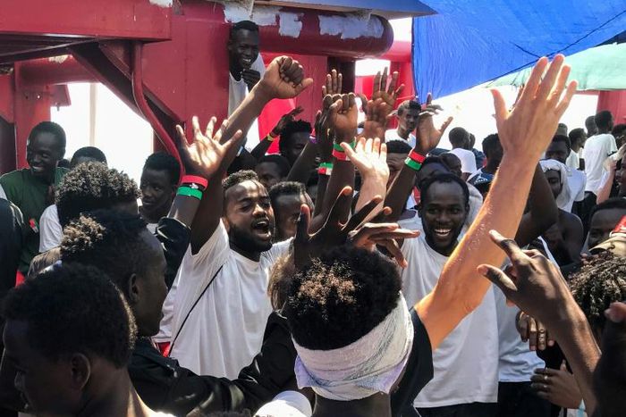 The news of an EU deal to take them the migrants in could not be kep secret for long