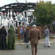 The troublemakers burnt a circus tent where children from deprived backgrounds were being trained in circus arts