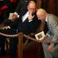 Prince Albert II of Monaco, left, with the principality's justice minister Laurent Anselmi, whose dismissal was announced Tuesday