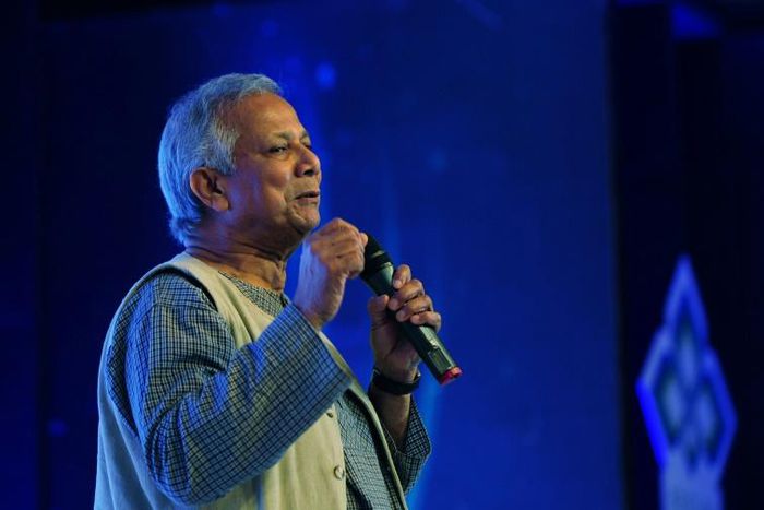 Muhammad Yunus, who won the Nobel for economics in 2006, failed to appear at a court hearing over the sacking of workers at a company he heads