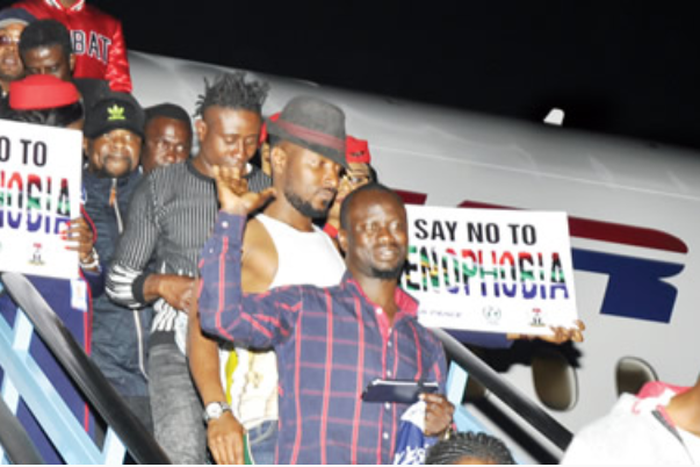 Evacuated Nigerians (Punch)