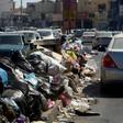 Across Libya's capitol Tripoli, tonnes of waste overflows from bins and piles up on roadsides