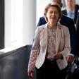Von der Leyen met Thursday with the leaders of the European Parliament's political groups to defend her new team