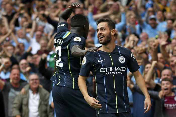 Bernardo Silva (right) has expressed regret over a tweet he sent comparing Benjamin Mendy (left) to a cartoon character