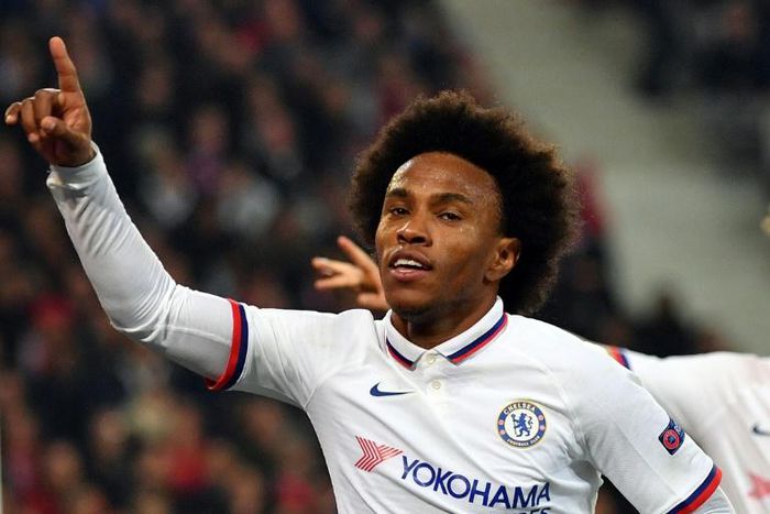 Willian scored the winner for Chelsea in their Champions League clash with Lille in France on Wednesday