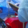 In this October 29, 2019, still image taken from a video courtesy of Methodist Dallas Medical Center in Dallas, Texas, Jenna Schardt, 25, remains conscious while neurosurgeons perform brain surgery