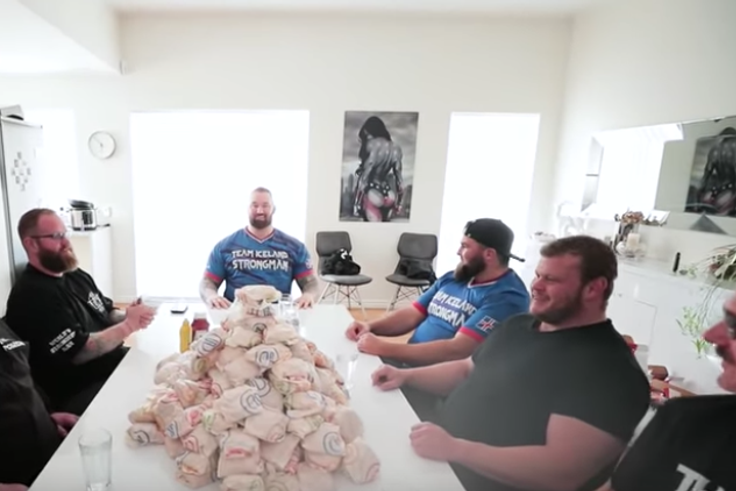Watch The Mountain Eat a Mountain of Burgers