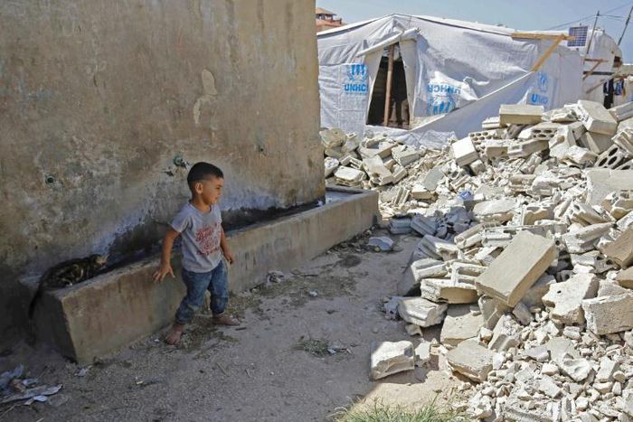 Lebanese authorities have demolished the shelters of thousands of Syrian families since June