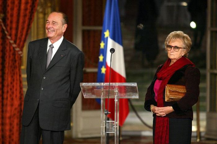 Jacques and Bernadette Chirac at the Elysee Palace in 2002. His multiple affairs were an open secret among the French media and political classes.