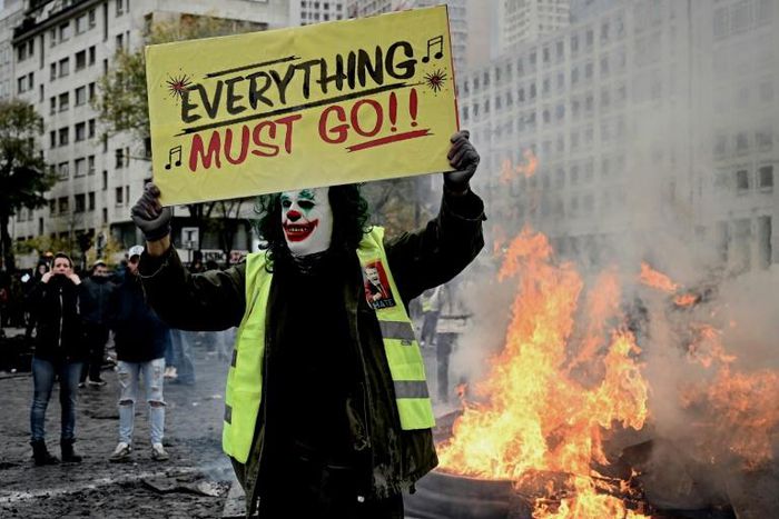 The violence in Paris was the worst in the French capital in months