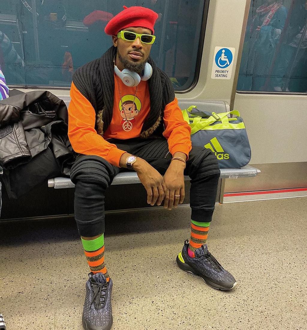 His celebrity peaked amidst his popular signing with Kanye West Good Music label which saw him rub shoulders with some of the world's biggest celebrities.  [Instagram/IamBangaLee]