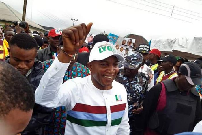 The All Progressives Congress governorship candidate in Bayelsa David Lyon. [Twitter/@APCBayelsa]