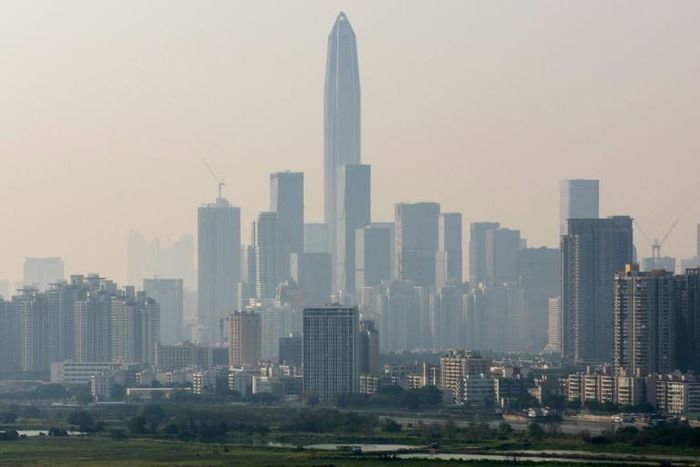 Shenzhen sits behind the "Great Firewall" that restricts access to news and information