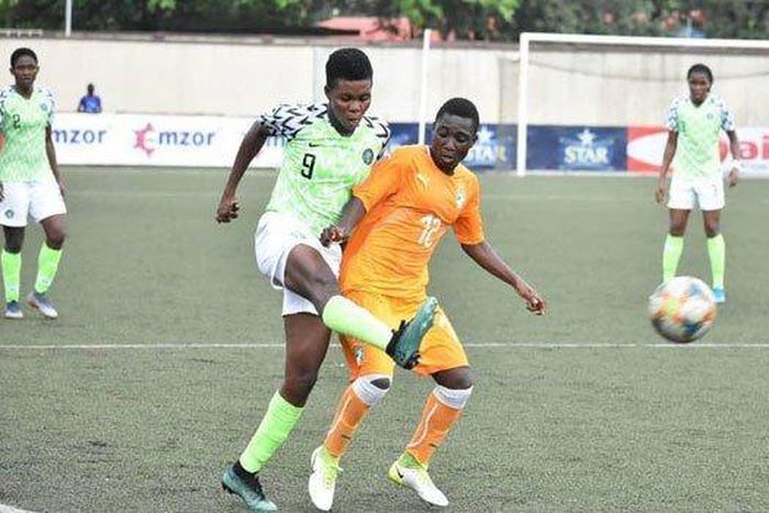 Super Falcons of Nigeria Vs Cote d'Ivoire (Twitter/GComplete Sports)