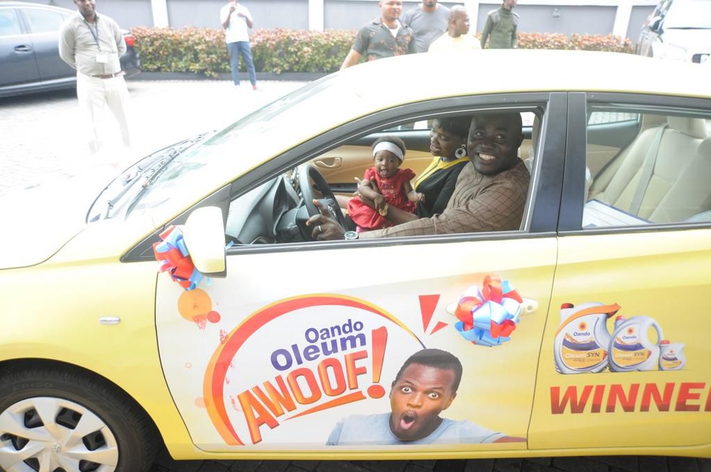 OVH Energy concludes ‘Oando Oleum Awoof Promo’ in style, hands over grand prize of brand new Toyota Yaris!