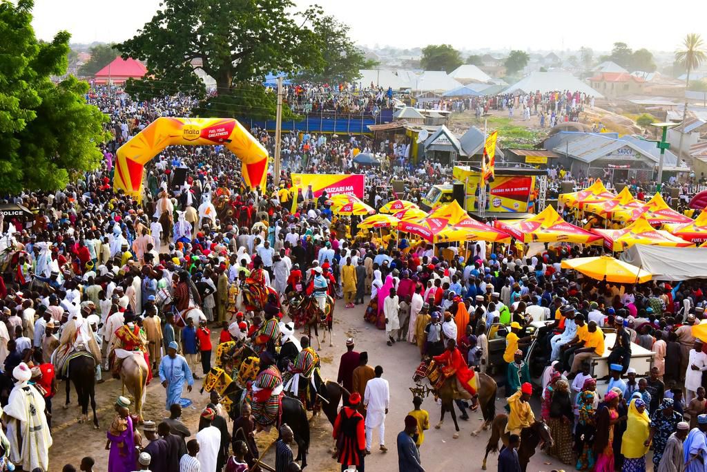 Malta Guinness lights up the Durbar festival at Zazzau Emirate. (Malta Guinness)