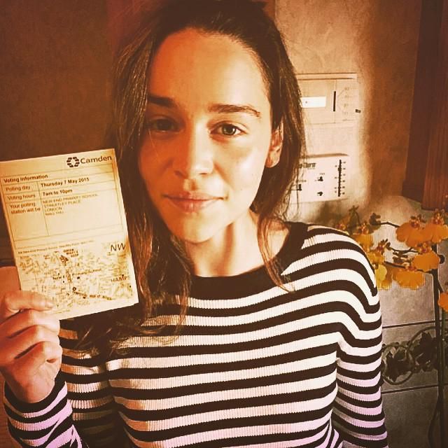 11 Times Emilia Clarke Posted Fierce No-Makeup Selfies
