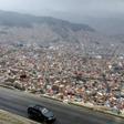 General view of La Paz, Bolivia