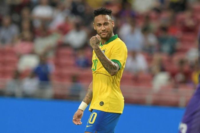 Neymar, 27, became the youngest player to reach 100 caps for Brazil as they drew 1-1 with Senegal
