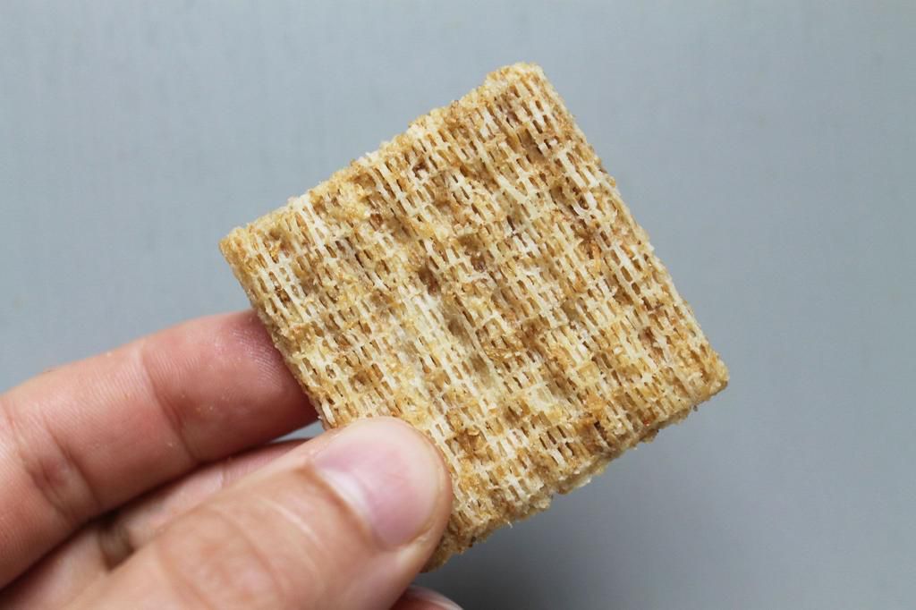 This is the unsalted side of a Triscuit.