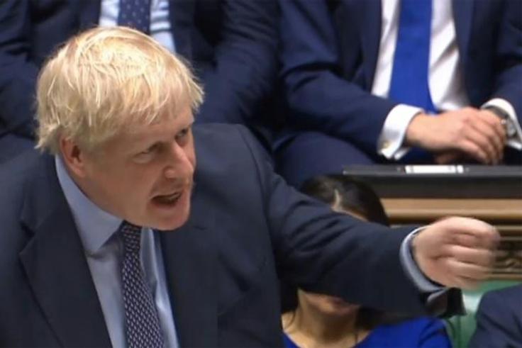 Britain's Prime Minister Boris Johnson said further Brexit delay would be 'pointless and deeply corrosive'