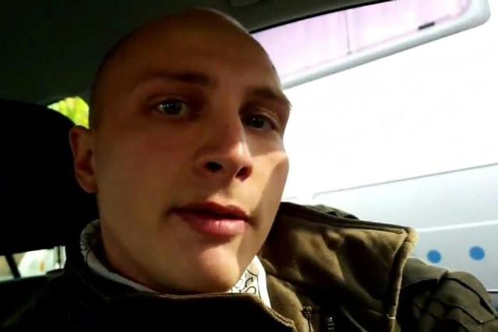 A video grab from the gunman's self-shot video