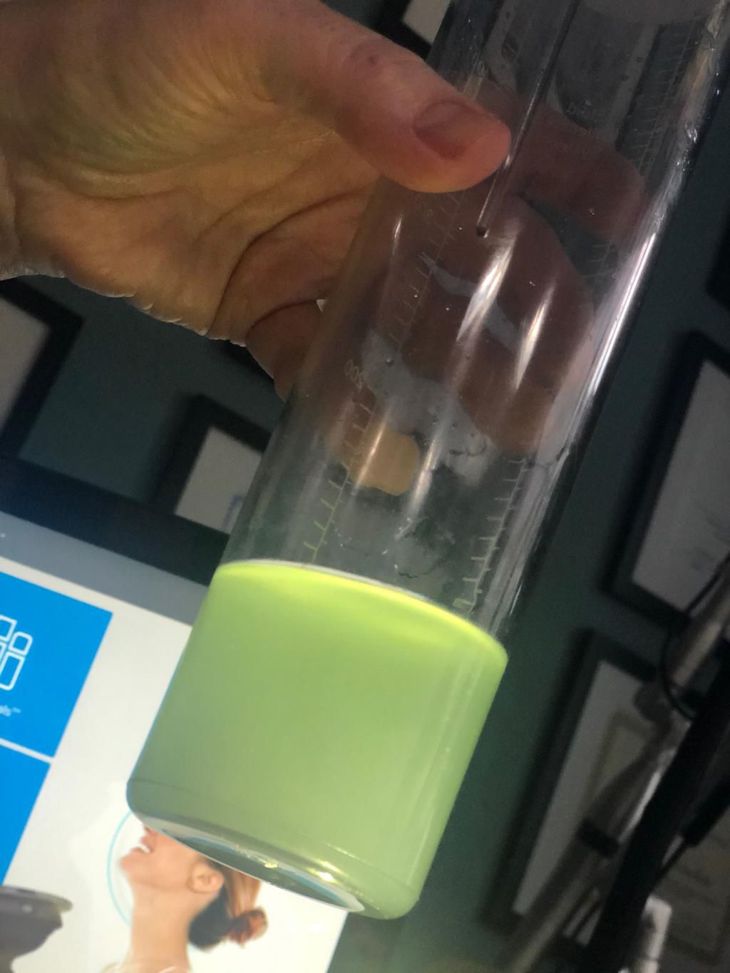 This is all the gunk that came out of my pores. Gross!