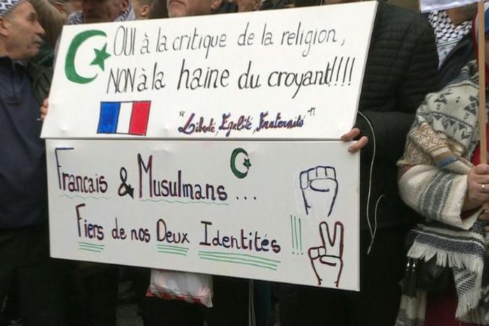 Thousands turned out for a Paris march against Islamophobia Sunday, despite the political row over the rally