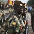 In Bamako, protest organisers said around 15,000 people marched in support of the army. This file photo from September 2018 shows Malian soldiers