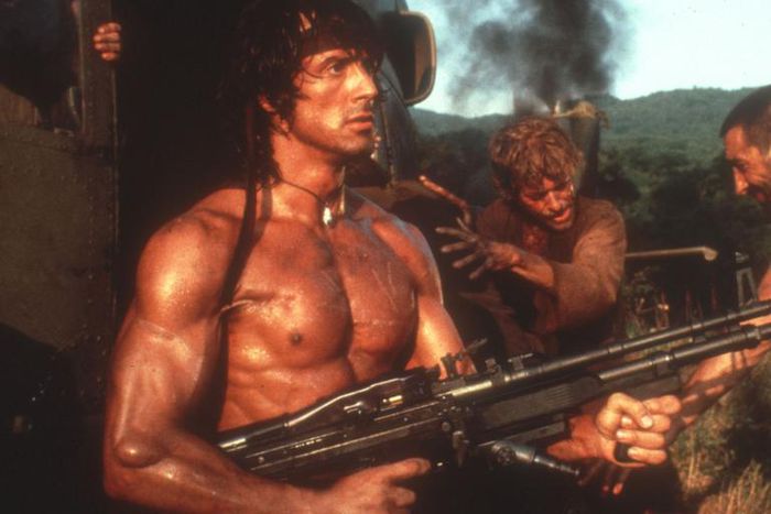 Stallone Shares Clip About 'Rambo' Training